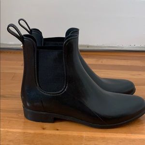 Sam Edelman woman’s tinsley black rubber rain boot